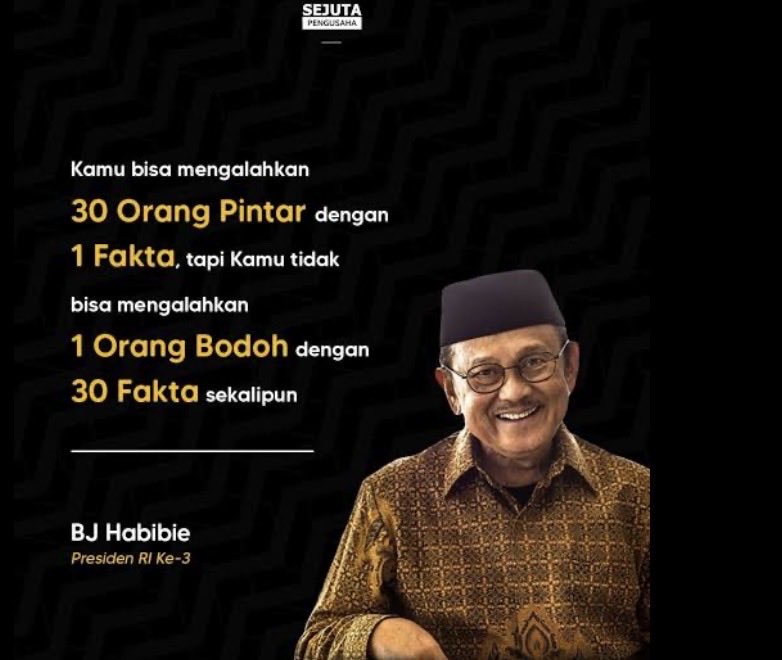 ales0969's tweet photo. @165Hati Ciri-ciri orang bodoh akan cari pembenaran sendiri seperti si @budimandjatmiko https://t.co/wMvA604imX