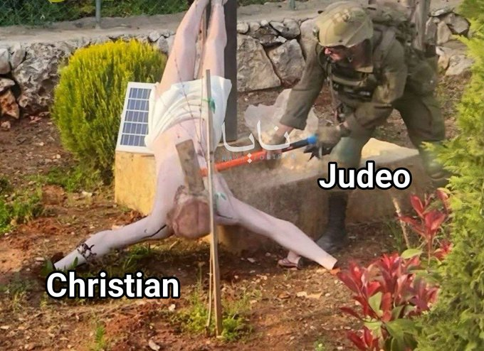 trojanbladeOG's tweet photo. @patriotstorm17 This b!tch @StealthMedical1 &amp; her minions are 🇮🇱 agents. They will sacrifice 🇺🇸 for 🇮🇱 when it comes to that.

B!tch this is what✡️do to Christians in Palestine and Lebanon. So stop lying how much Israel loves✝️

https://t.co/csNiSihHxO

https://t.co/rkookAGkCG https://t.co/qq3wdB4VYL