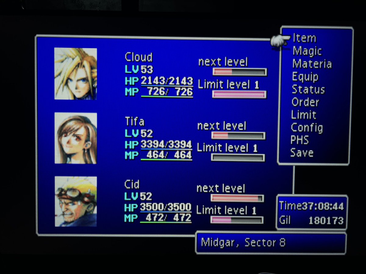 blacksaber404's tweet photo. cid is my favorite character man, i used ice materia on him and call him the iceman https://t.co/WIIxKpJGZ2
