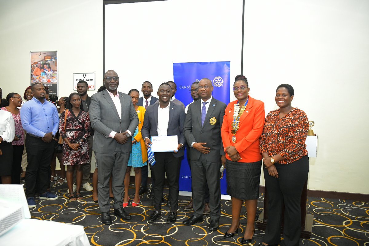 kanosug's tweet photo. From living the Rotaract journey to embracing the Rotary path,  @proud_mukonzo has officially ticked off his 5th Rotaract norm. Congratulations on your transition to Rotary through @rckampalanorth

May this new chapter be filled with greater opportunities to lead, serve, and inspire 

#KANOsLoveAndFriendShip