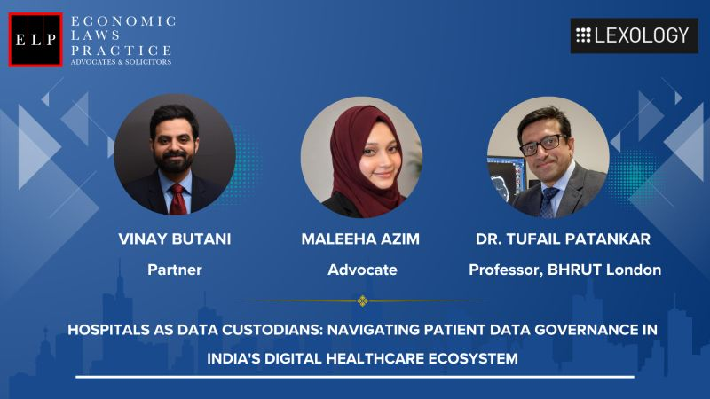 ELPIndia's tweet photo. Our Partner Vinay Butani and Advocate Maleeha Azim, in collaboration with Professor Tufail Patankar, examine the evolving role of hospitals as data custodians and the patient data governance challenges emerging in India’s digital healthcare ecosystem.

https://t.co/G7TLYRuhh5 https://t.co/cSYCTyKpEc