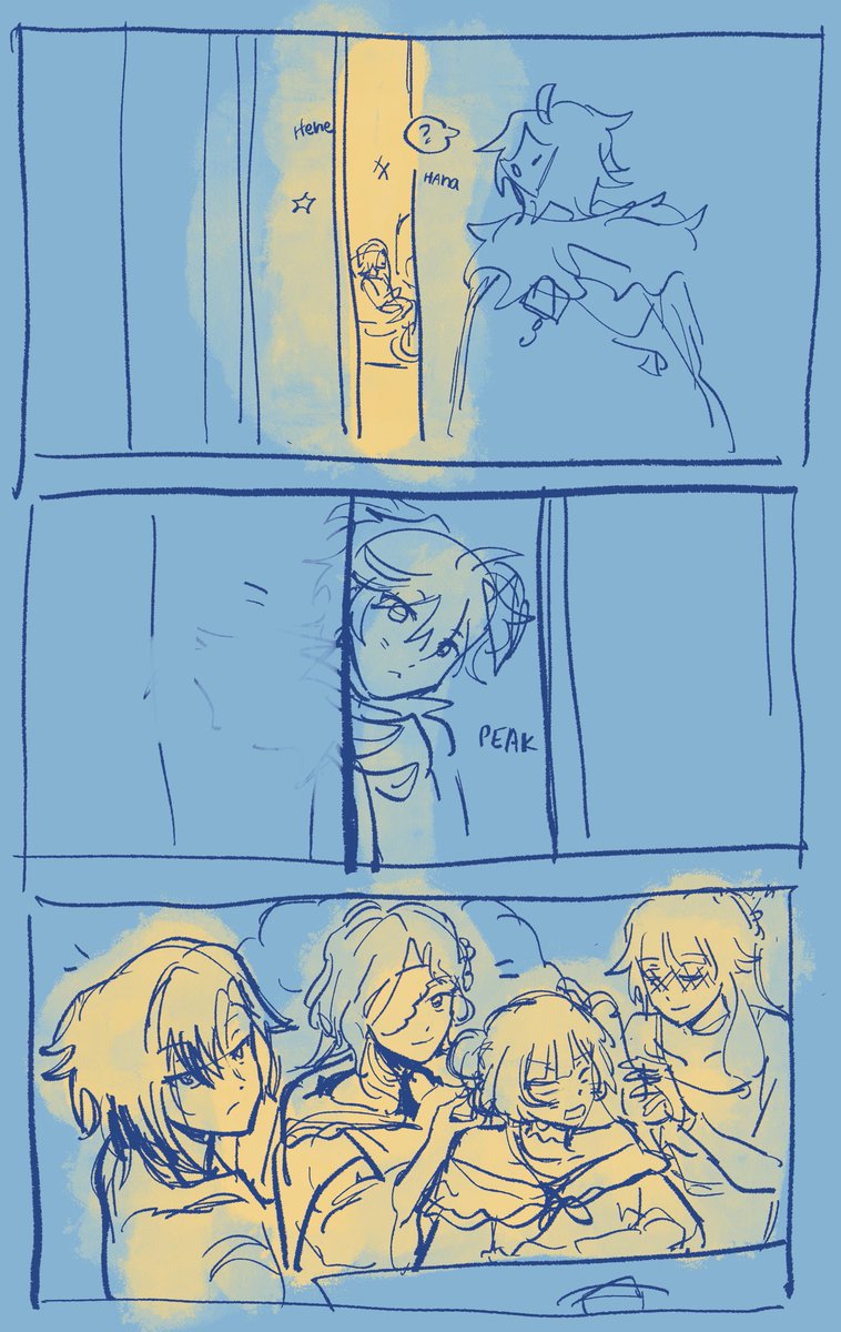 P3REGRINUS's tweet photo. + short childe comic 🧣🗡️ He should Have Joined Ueeee… He was probably Asleep 😴😴😴

#childe #tartaglia https://t.co/52yumTCUHX