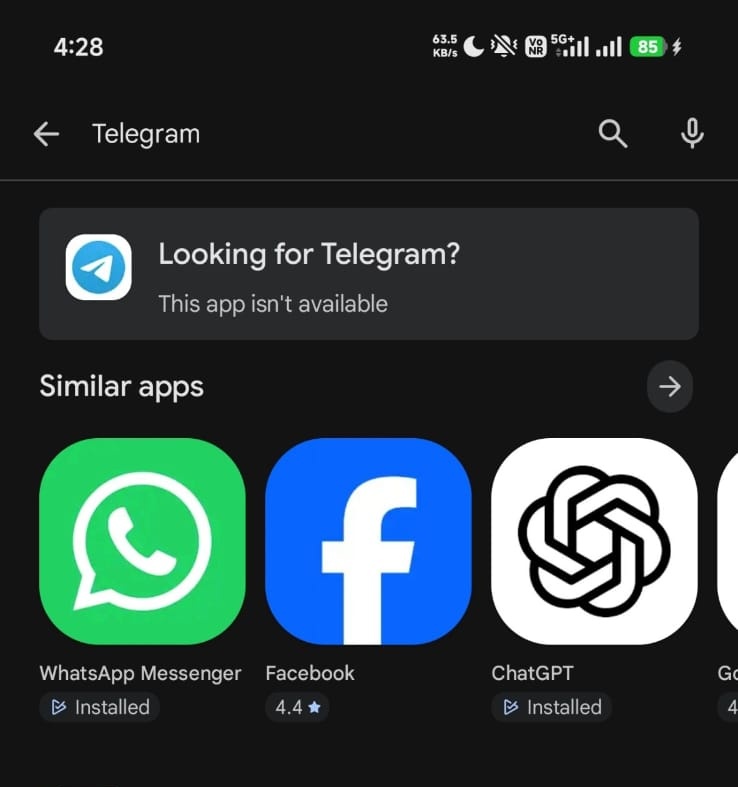 Thanseer_'s tweet photo. Instead of fixing the actual loopholes in exam security - paper transport, printing, distribution to centers - they're banning Telegram app and disabling a feature. Treating the symptom, not the disease, again.

L government L actions

#TelegramBan #India #ReNEET https://t.co/Fxjgj5AQXo