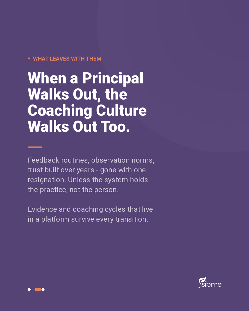 SibmeApp's tweet photo. We measure teacher attrition obsessively. Principal attrition barely makes the agenda - even though it's often higher, and every exit ripples down to every classroom in the building.

https://t.co/Lcsbjeb7wm

#EdLeadership #K12Education #EdTech #SchoolLeadership https://t.co/uMggNMsuvT