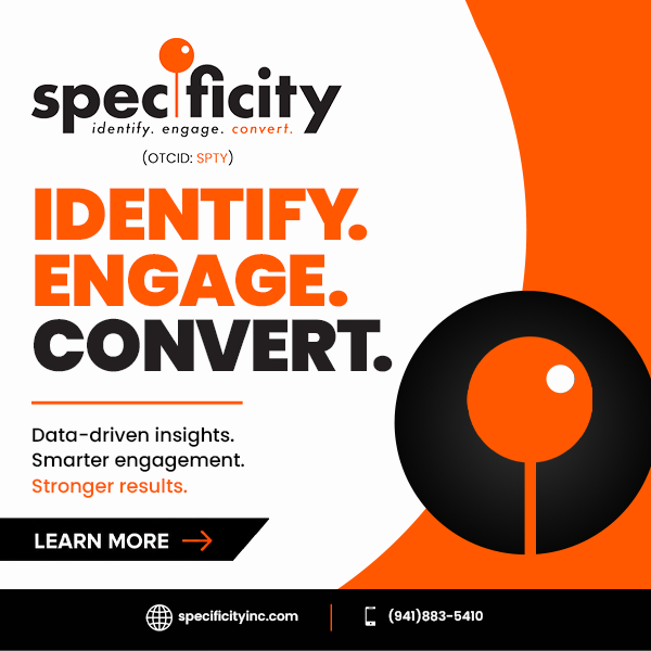 specificityinc's tweet photo. The future of marketing isn't more data.

It's better data.

Verified audiences. Real human intent. More conversions.

That's how modern brands drive meaningful engagement and measurable growth in a changing digital landscape. https://t.co/i5kmrq6Tk9