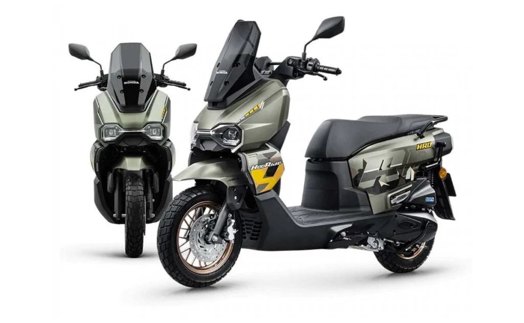 lamotoarg's tweet photo. 🏍️ Honda llevó la estética ADV a un scooter chico: el HooRide 125.

👉🏾 Motor 124,7 cc refrigerado por líquido
👉🏾 Casi 11 CV
👉🏾 Hasta 47,17 km/l
👉🏾 Tablero digital, USB y Smart Key según versión
¿Lo traerían? 👀 https://t.co/DztXUpGn29
