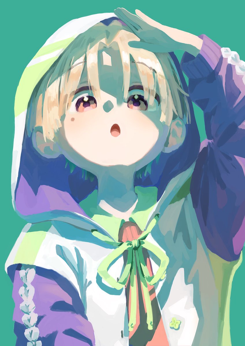 gamijake0413's tweet photo. 厚塗り四芽くんできた！✨ https://t.co/oCpa3eaTKL