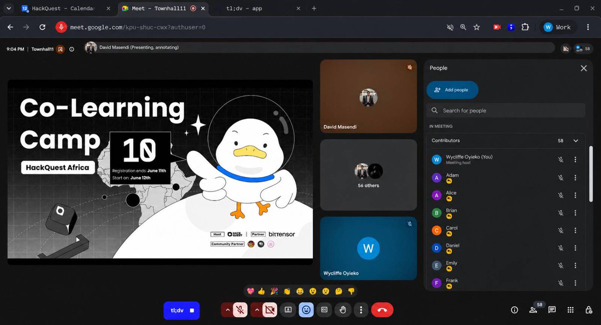 HackQuest_'s tweet photo. A strong start to the next generation of Bittensor builders 🔥

Our @opentensor Co-Learning Camps in India and Africa officially kicked off, with full attendance from across the globe.

Town Hall 1 complete ✅

Next up: Tooling & Tokenomics — diving into TAO, btcli, and the foundations of the network.