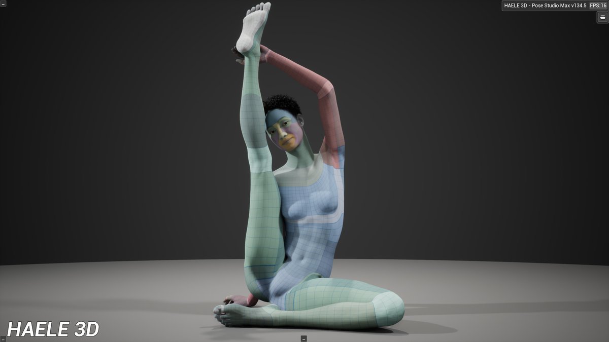 haele3d's tweet photo. Female figure lifting her leg in wireframe mode https://t.co/QB6vJ1xL39