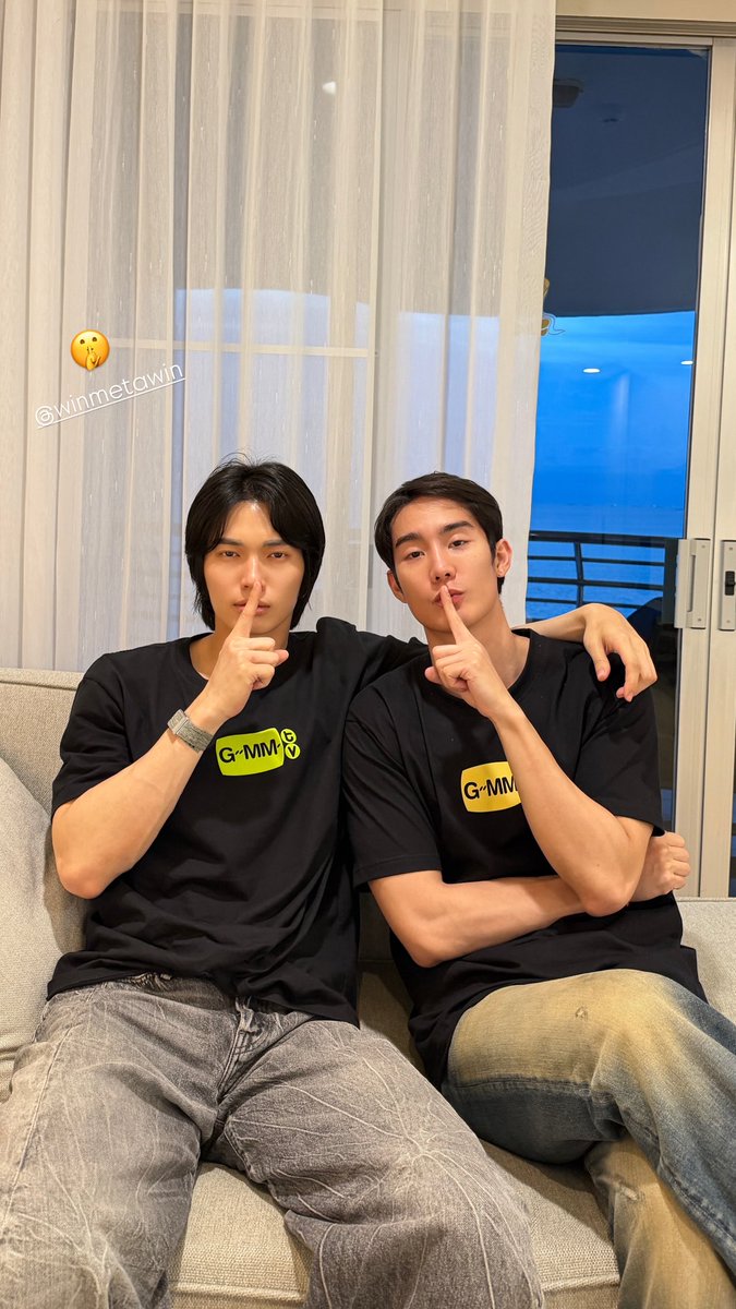WinmetawinO's tweet photo. พี่วิน No.1 คนเดียวในใจ 🤫 @winmetawin 

WIN FEEL FREE FUN

#GMMTVOuting2026
#winmetawin https://t.co/4srwA19j6o