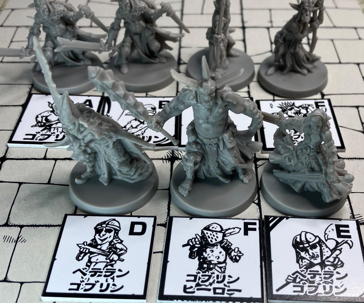 xia_futanaya's tweet photo. ゴブリン戦士と射手はそのまま
ゴブリン射手頭目→ゴブリンシャーマン
ゴブリン戦士頭目、代行者→ベテランゴブリン
オークのならず者頭目→ゴブリンヒーロー
として使ってみるかな
ヒーローはオーク並みにガタイの良いゴブって事で
冒険者側より強そう
#灰と剣の迷宮 #マッシヴダークネス https://t.co/tbbcThpCCB