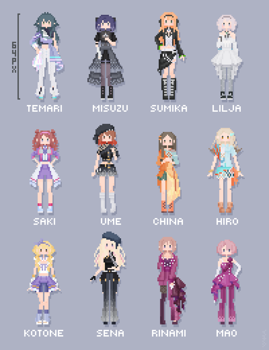 IchitaIllust's tweet photo. ユニット👗 https://t.co/OZN7HJdHbR