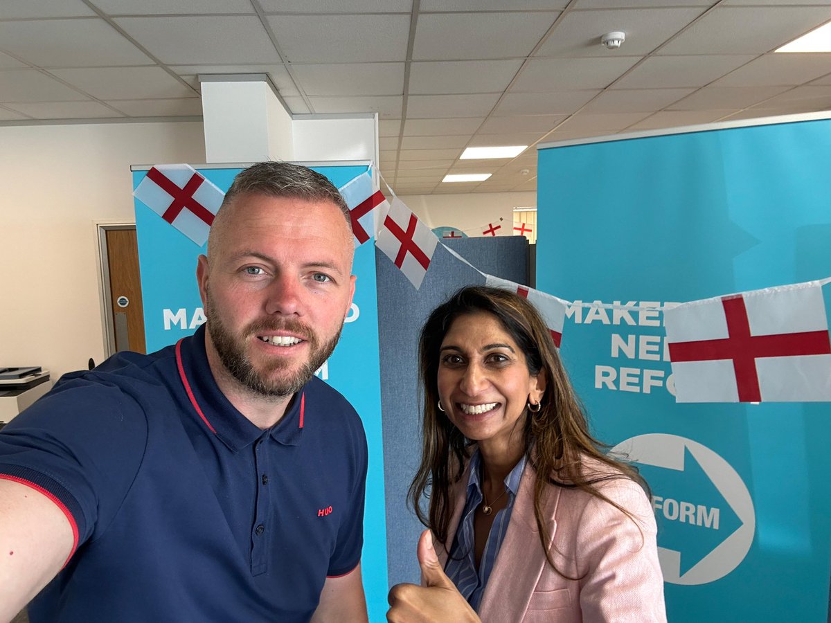 SuellaBraverman's tweet photo. Makerfield needs Reform UK! https://t.co/RnJ94opTr5