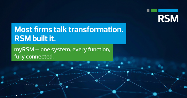 Sebouh's tweet photo. A more connected way of working is here. With the next phase of myRSM, RSM is bringing teams, data and workflows to come together across every service line, in one place. Learn more: https://t.co/pKj02gJ4Xg https://t.co/LIhStDpHfZ
