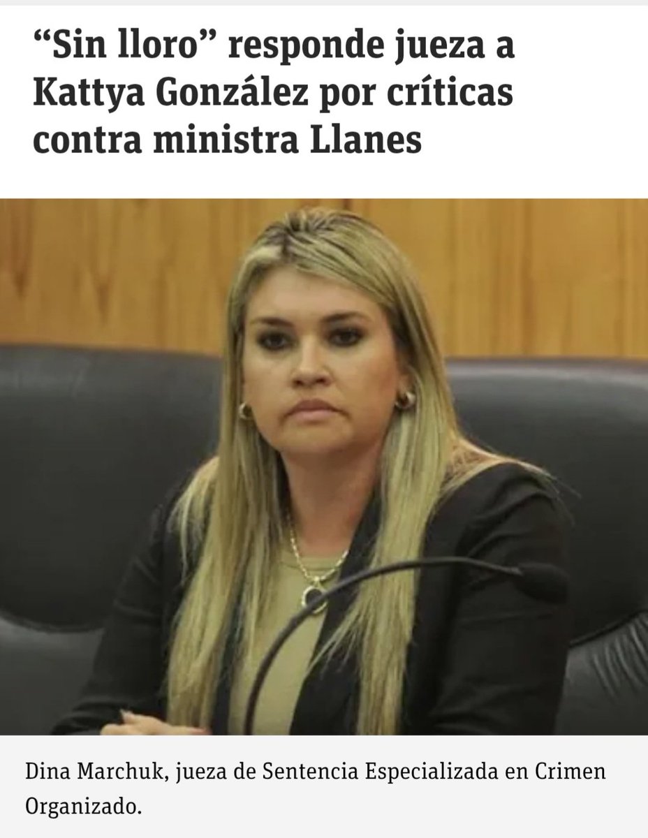 Estelaruizdiaz's tweet photo. -La Justicia paraguaya es distinguida, culta, tolerante.
-La jueza paraguaya: https://t.co/kI3sj9LTkZ