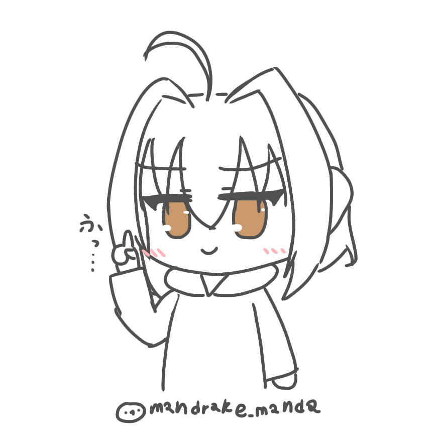 Mandrake_manda's tweet photo. 最近気負い気味なので、らくがきをします✍️(・ヮ・ )
#まんどらあーと https://t.co/1RaLcUEWCl