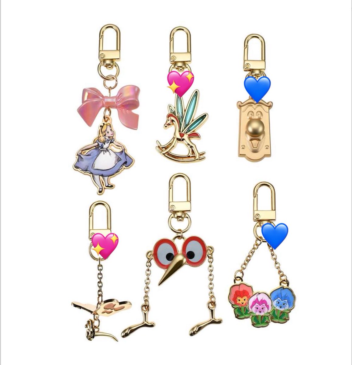 dedede_nee's tweet photo. ディズニーストア　
ふしぎの国のアリス75周年記念　シークレットキーホルダー

交換希望
【譲】 💖ウマバエ・パンとバターフライ
【求】 💙ドアノブ・ものいう花

20日舞浜手渡しまたは郵送希望
お気軽にお声掛けください。 https://t.co/Ulw4Ml3KUp
