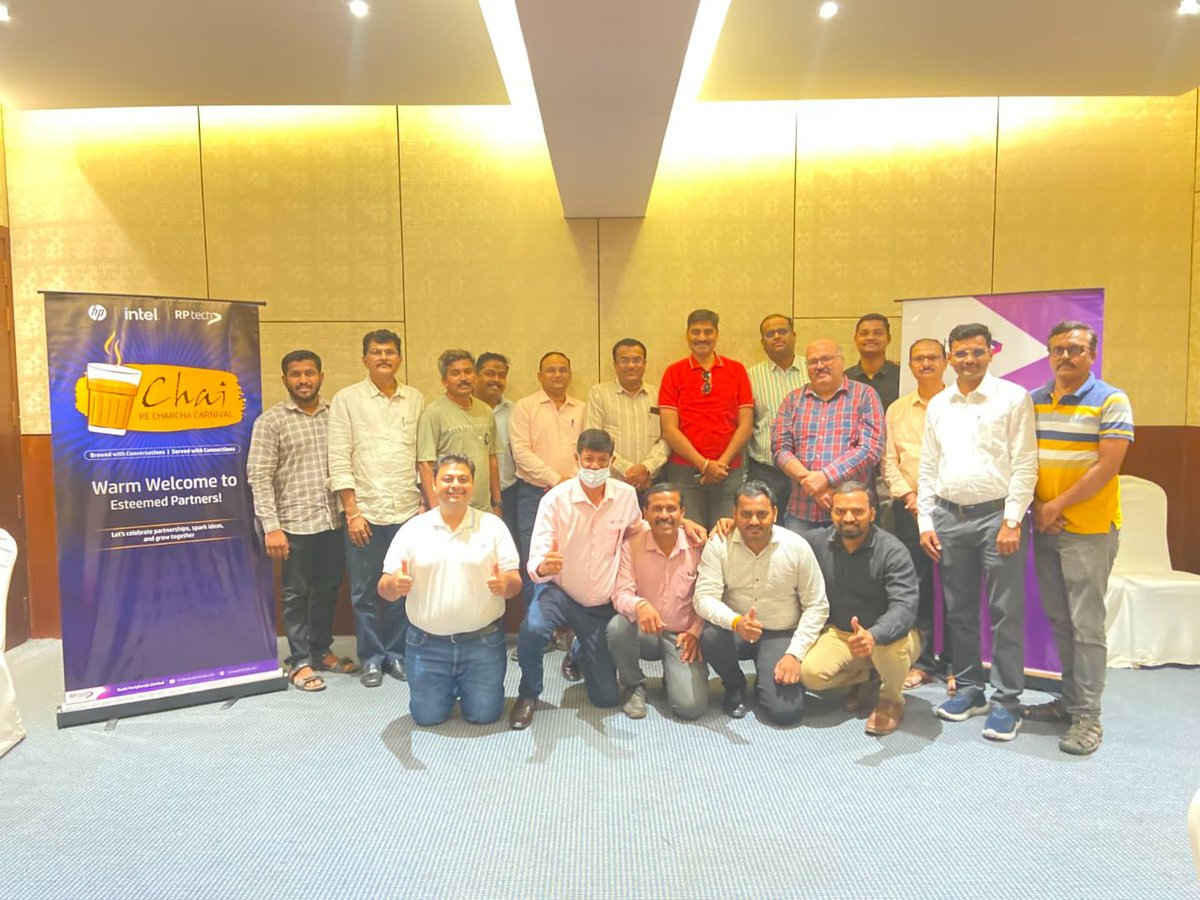rptechindia's tweet photo. A series of impactful engagements with our channel partners across Jaipur, Kolhapur, Sangli, Solapur, Kolkata, Patna, Ranchi &amp; Bhubaneswar! We successfully concluded “Chai Pe Charcha,” bringing together meaningful conversations and stronger collaboration with our partners. https://t.co/J4r1YzopmJ