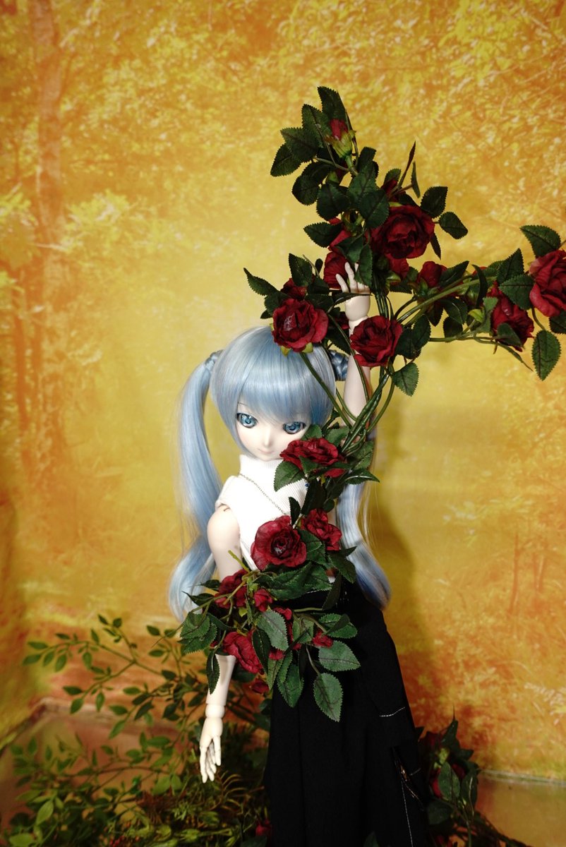 Kucci1976's tweet photo. バラの造花もあったのね。

#メガすかパ
#ドールスタジオaile https://t.co/VgWasYxQyv