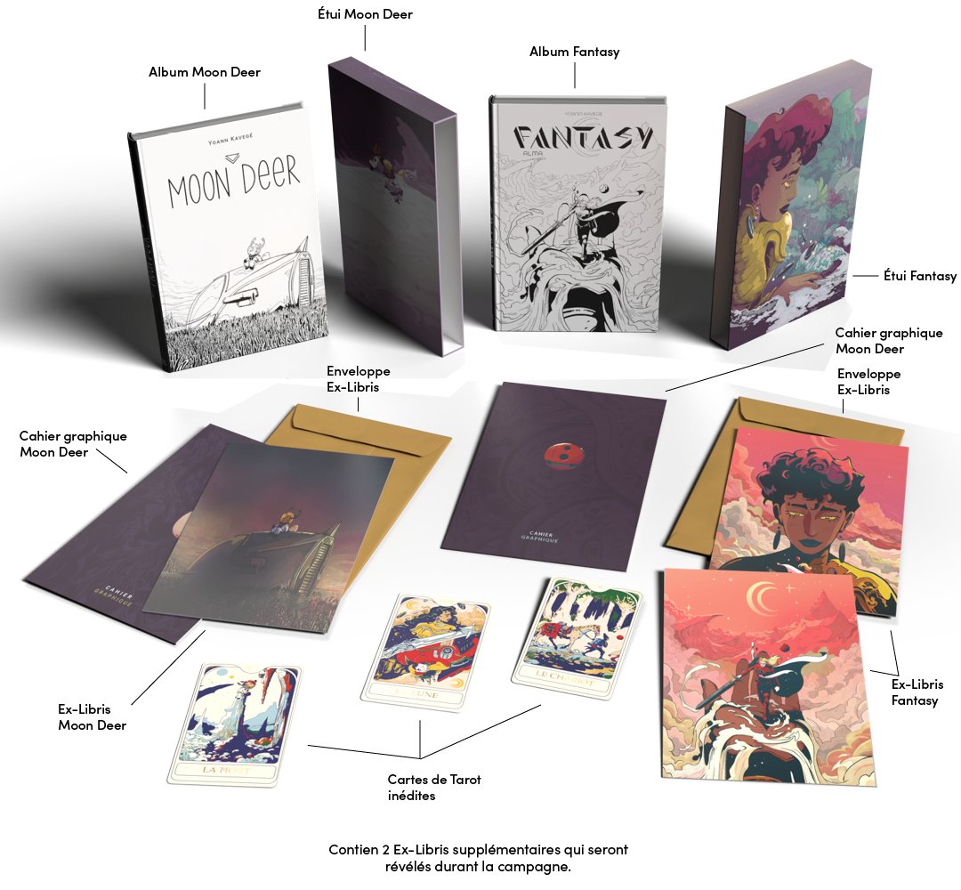 Arno_Kikoo's tweet photo. ⚠️ ARRÊTEZ TOUT !! ⚠️

Les univers du brillant @KavegeYoann reviennent dans deux superbes éditions collector du plus bel effet et garnies de bonus. Pour se faire plaisir, ou mieux, pour offrir ! Avec en plus un tarif early bird encore actif ! 

--> https://t.co/yEi0bXwZdy <-- https://t.co/SnYo3iqzSY