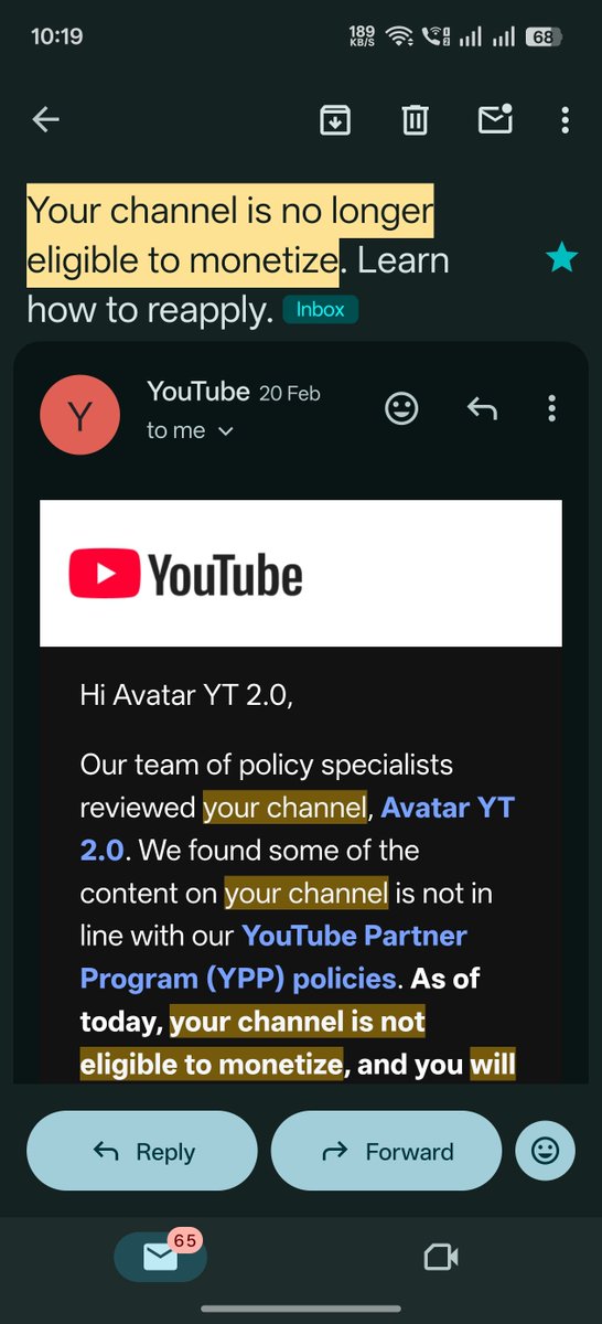 Neoriotx's tweet photo. Hi @TeamYouTube

Day 121 follow-up. 😔😭🥲

My channel AvatarYouTube was demonetized on Feb 16 under the Misleading Family Content policy. Avatar YT 2.0 was demonetized on Feb 20 under the same policy. Later, RotRush was demonetized under the Related Channel Policy.

I followed YouTube's instructions, waited over 90 days, made changes, and reapplied. However, AvatarYouTube's reason changed from Misleading Family Content to "Suspended due to Related Channel." I then waited another 90 days and reapplied on RotRush, but it was rejected again within hours under the same policy.

Support advised me to check which channel was first suspended from YPP. Based on my emails and records, AvatarYouTube was the first channel affected, and I have already shared screenshots and supporting documents.

At this point, I still do not understand which channel is considered the unresolved issue, which channels are linked, or what exactly needs to be fixed. I keep being told to wait 90 days and reapply, but without any explanation of the actual problem.

Day 121 and still no clear resolution. I am willing to provide channel IDs, emails, screenshots, and any additional information required.

Please review AvatarYouTube and help me understand what unresolved issue is preventing monetization.

Thank you.