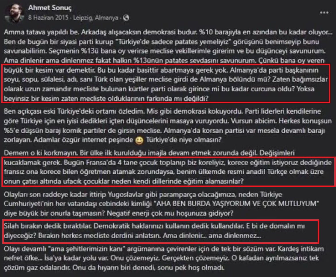 pintipanda's tweet photo. Çok iyi içerik kardeşim... 
Yurtdışında yaşarken "hümanist" ; memlekete dönünce "Türkçü" Ahmet.
Devleti arkasına alan Kılıçdaroğlu'na susup Özgür Özel'e, CHP'ye saldıran Ahmet... İşinde iyisin Ahmet 👏 https://t.co/HvFp3s2V3M