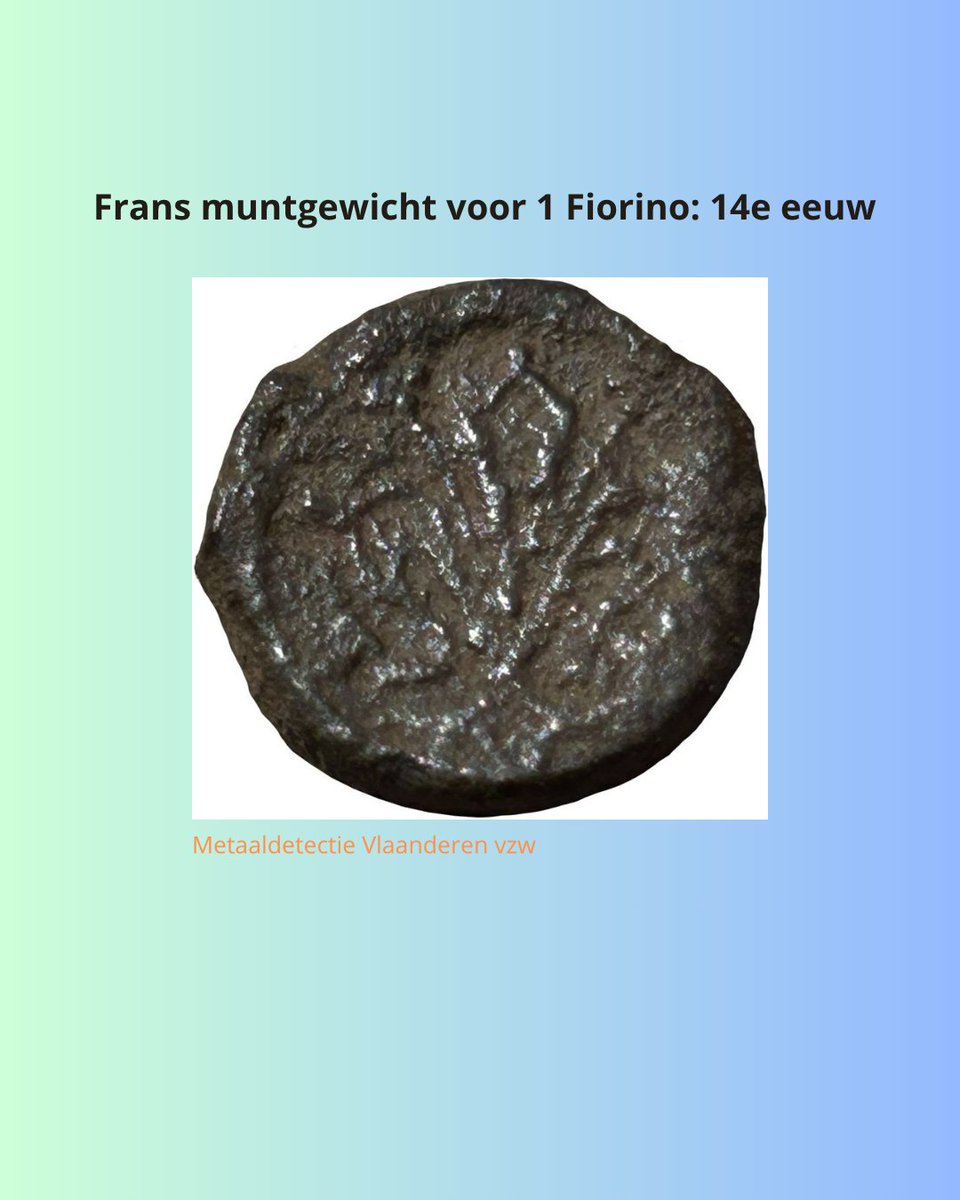 Aerts5Eric's tweet photo. Dit Franse muntgewicht uit de 14e eeuw werd gebruikt om het gewicht van een Fiorino  te controleren. Met  een gewicht van 3,18 gram is het een klein maar bijzonder object uit de wereld van handel en geldverkeer in de late middeleeuwen. Klik op de link in mijn bio. https://t.co/XosxfMHACE