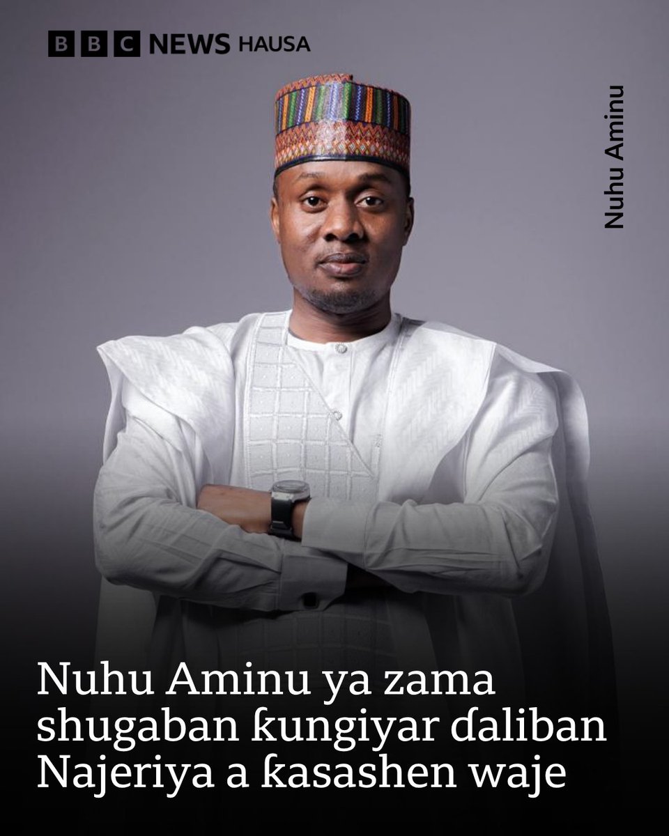 bbchausa's tweet photo. Wannan dai shi ne karon farko da wani ɗan arewacin Najeriya ya samu irin wannan dama.

Injiniya Nuhu Aminu Nuhu yana karatun digiri na uku a fannin injiyan gine-gine a jami'ar Beijing Jationg University da ke ƙasar China.

Ƙarin bayani - https://t.co/aHauNTgFnl https://t.co/K1hYuqrX1v