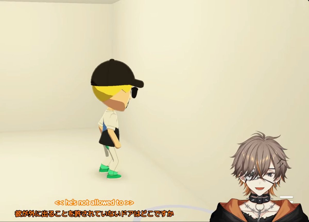 chima_33's tweet photo. 🔗Miiの🏠の内装チェンジ
🎭「これだ。これ完璧」（真っ白な壁の🏠に）
🎭「気に入ると思ってたよw」
💬「ドアはどこ…」
🎭「彼は外に出ることを許されてないんだw」 https://t.co/vFM8MoaWqM