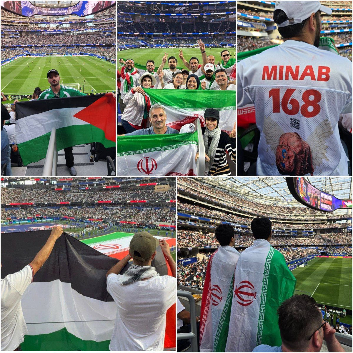 ultras_antifaa's tweet photo. Iranian fans at the #2026WorldCup. https://t.co/qPfXGR8xB4