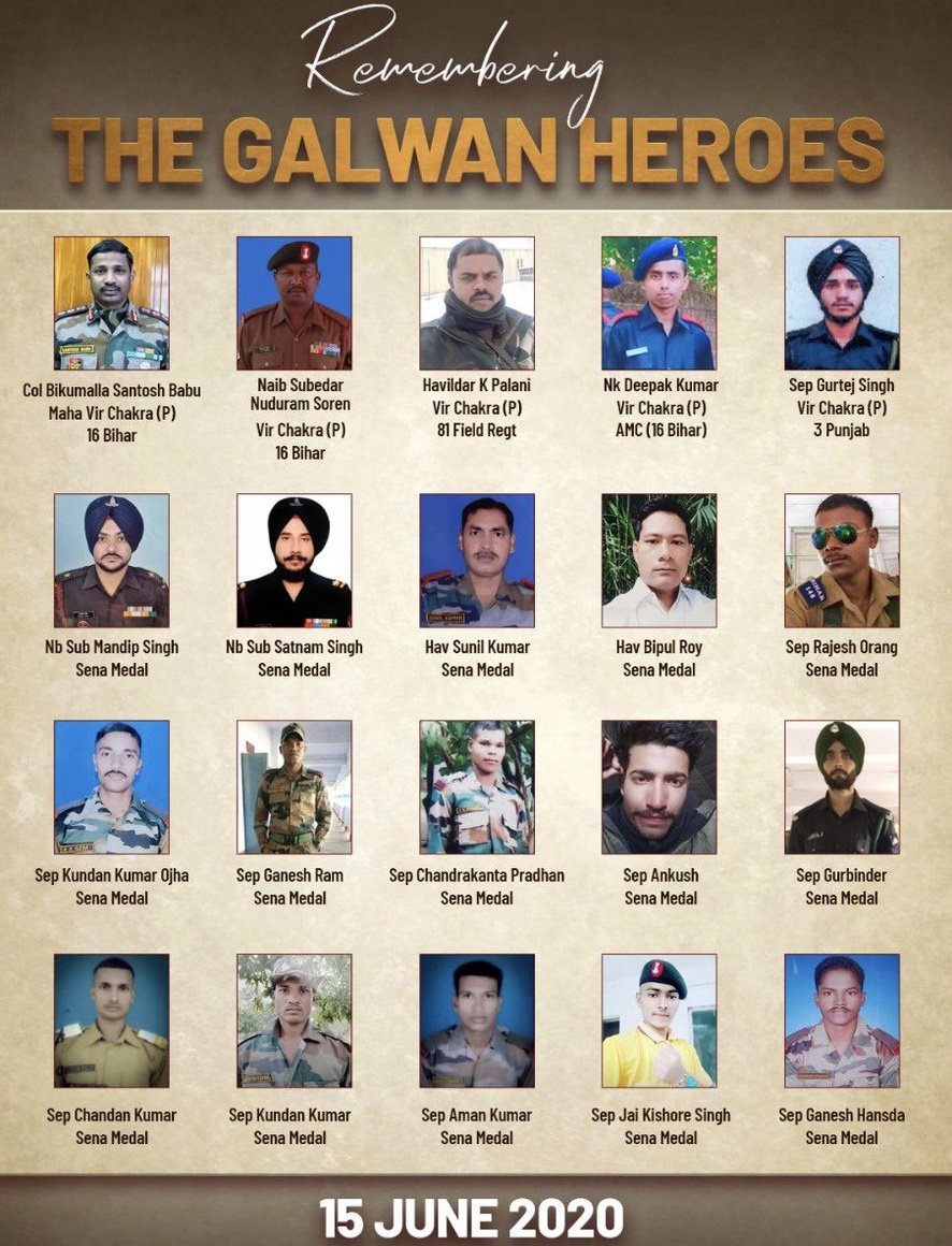 Desh_bhakati's tweet photo. Remember our Galwan heroes, it has been 6 years since Galwan clash

Jain hind 🇮🇳🙏🏻 https://t.co/KEKGSbkAxM