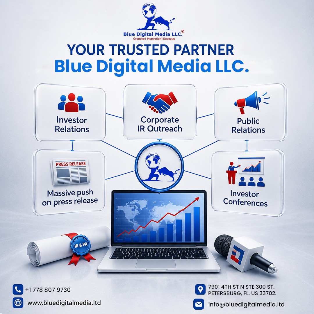 Stock_Liquidity's tweet photo. 🚀 Enhance your brand visibility and investor confidence with expert IR & PR services.

🤝 Investor Relations
📢 Public Relations
📰 Press Releases

🌐 https://t.co/9tORNi0fqu

#InvestorRelations #PublicRelations #PressRelease #CorporateCommunications #BlueDigitalMedia #FinancialPR #BusinessGrowth #NASDAQListed #NYSEListed #OTCQB #OTCQX  #PublicMarkets #CorporateCommunications #FinancialPR #InvestorEngagement #BusinessGrowth #CorporateIR #EmergingGrowth #GrowthStocks #MarketVisibility #TradingCommunity #StockNews #Investing #Shareholders #ListedCompany