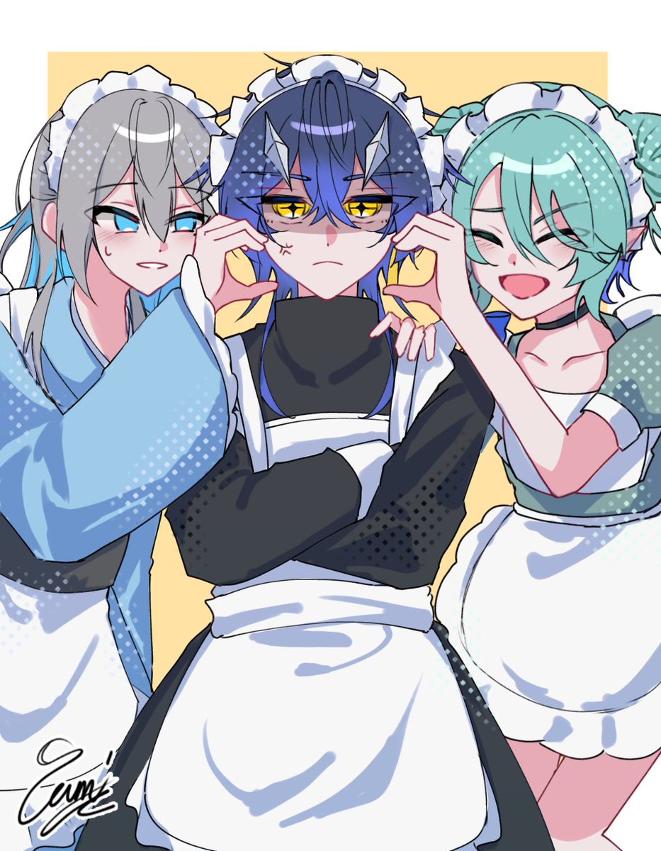 Sio_Sumikaze's tweet photo. #2026年自分が選ぶ今年上半期の4枚
一次創作と二次創作 https://t.co/jg9f9ACbRT