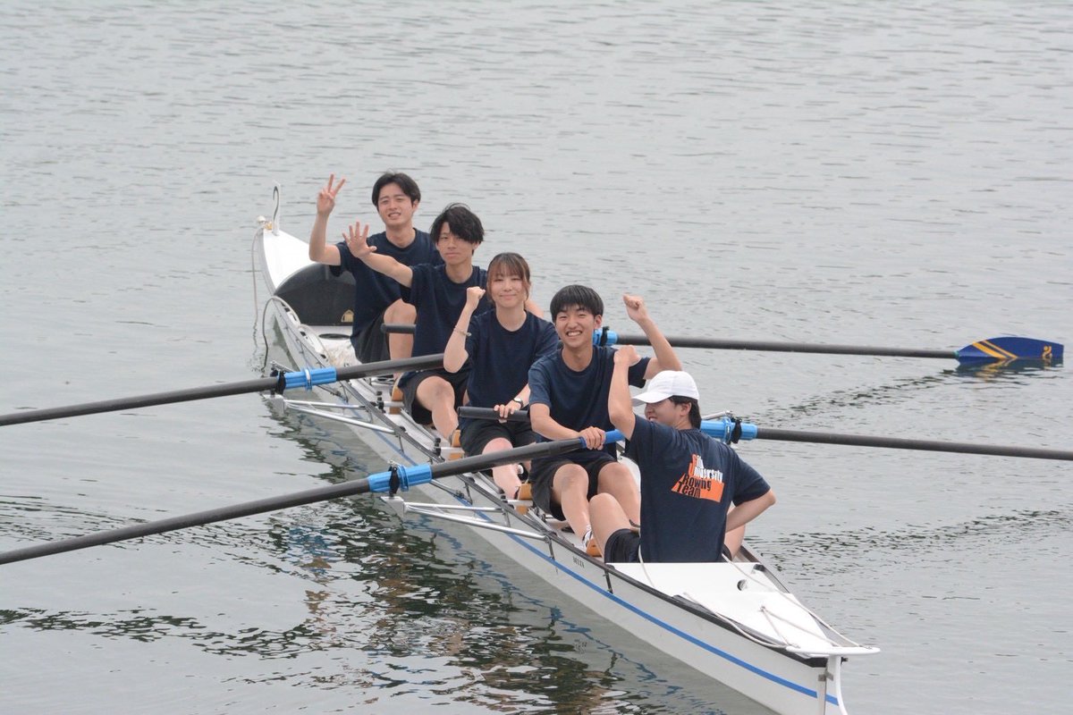 rowing_gm's tweet photo. 【中部学生新人大会2026】
こんにちは岐阜大学ボート部です☀️✨
６月13.14日に中部学生新人大会が開催されました！一年生は初めての大会でしたが楽しみながら全力で漕ぐことができました！
女子シングルスカルで岡部が1位、男子ダブルスカルでは榊原・大島が1位を獲得することができました！🔥✨🥇 https://t.co/L2FwadxQjC