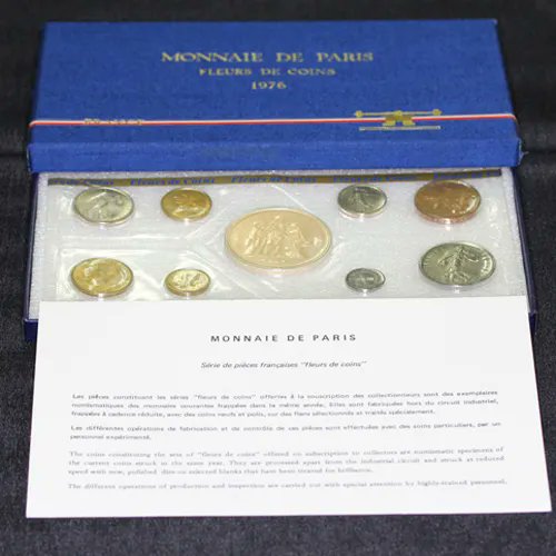 Leocoins_com's tweet photo. France Mint Set 9-Coins 1976,
Includes a Hercules silver coin. https://t.co/dQbhB8Vusy