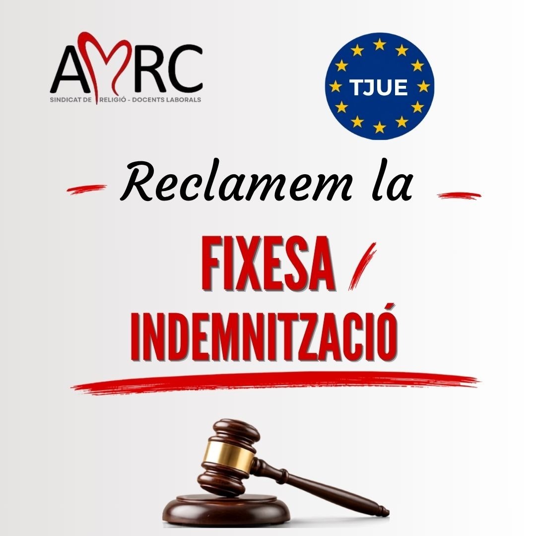 Sindicat_AMRC's tweet photo. Anem a Tribunals!!! Prou d'abús!! Tenim places estructurals! Demanem a @educaciocat compliment de sentències! Som fixos!! Professorat de religió amb més de 30 anys en places estructurals guanyades per concurs!  Vulneració  drets fonamentals TSJC 4821/2025
#fixesaJa @parlamentcat https://t.co/g92s055fpk
