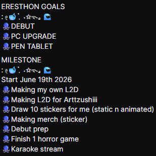 erestaaaiya's tweet photo. Hellow Everyone~ I have an announcement here hehe
So starting on June 19th 2026 I will be doing ERESTHON yippeeee~~
All the info will be explained down here :"3
If you want to support me you can go straight to my TWITCH
Like and RT is highly appreciated =v=
#eresthon https://t.co/5hkSR3OxYh