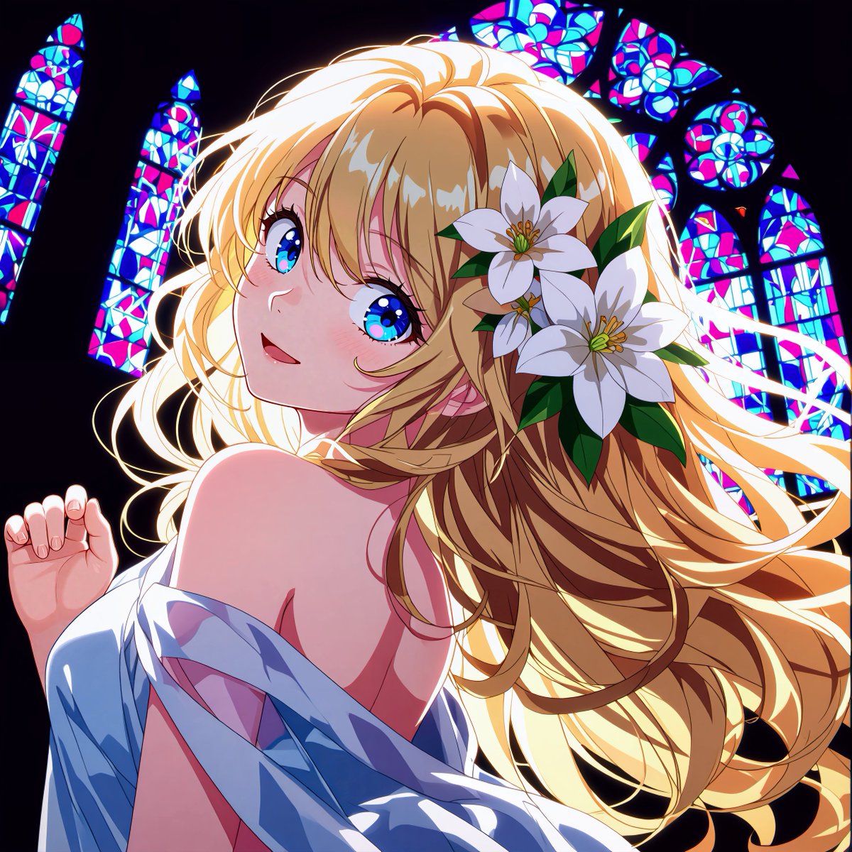 easygoing114's tweet photo. 花の髪飾り
Golden Hair and Sacred Bloom
anima_pencil-XL_clear_v2 -> HiDream-I1-Dev_clear -> WAI-illustrious-SDXL_clear_v2
今日もお疲れさまでした https://t.co/0ntwOPlTpi