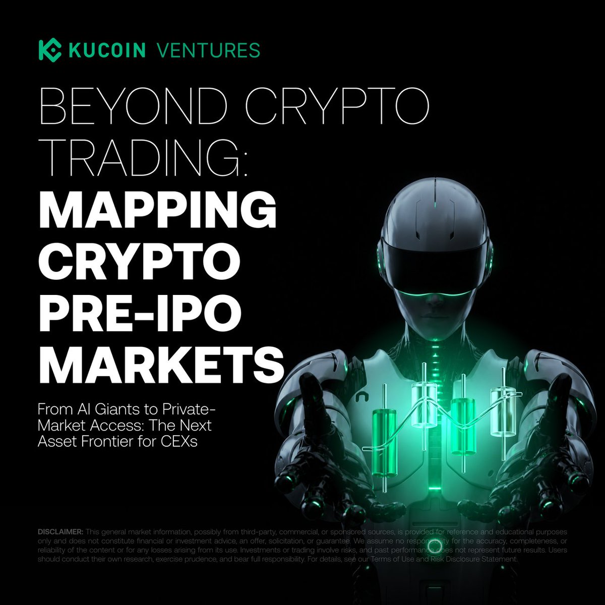 KuCoinVentures's tweet photo. Crypto Pre-IPO markets are becoming one of the most important experiments at the intersection of CEXs, RWAs, and private-market access.
The key question is not “who listed OpenAI or SpaceX exposure first.”
It is: what exactly are users holding? https://t.co/pZZT44823I