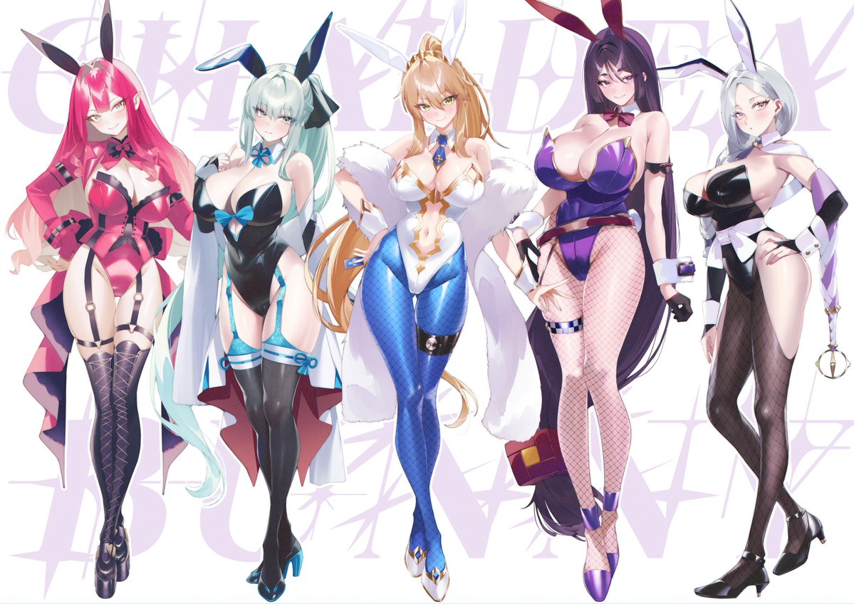 Kurozawayui5213's tweet photo. 次、誰が見たい？ ❤️🩵💙💜🖤#FGO https://t.co/CjYAr46EIS