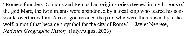 EnterPrometheus's tweet photo. #rome #history #quote #mythology #romulus https://t.co/xZBe3p0uWf