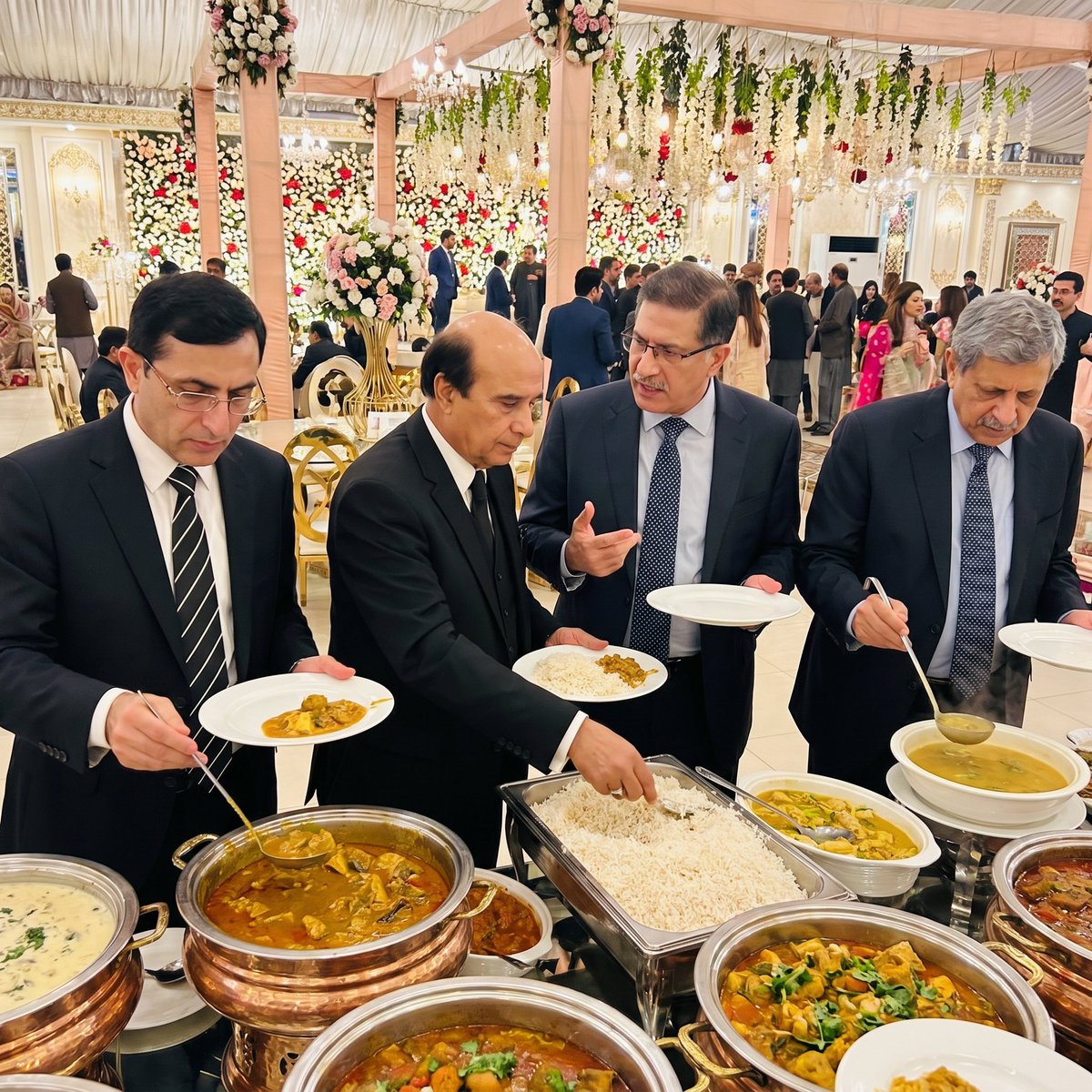 thebilal_a's tweet photo. وکیلوں کی بڑی تعداد اڈیالہ سے30 کلومیٹر دورایک شادی کی دعوت پر پھنس گئے https://t.co/bsYA7ki2So