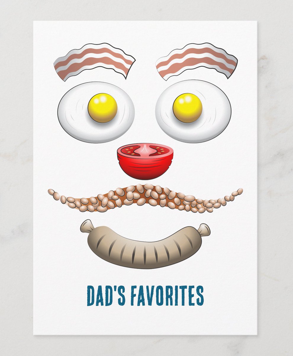 restarter2022's tweet photo. Dad's Favorites #Fathers Day Card
https://t.co/TwftgV0AOC
#bacon #eggs #friedeggs #tomato #cardsfordad #bakedbeans #fathersdaycard #brunch #breakfast #sausage #funart #foodfriday #FoodieLife https://t.co/fvfuU10VhN