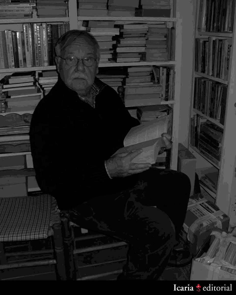 IcariaEditorial's tweet photo. Lamentem profundament la mort de Jordi Estivill i Pascual, sociòleg, militant antifranquista i director de la nostra col·lecció d'economia solidària. 

Descansi en pau. https://t.co/yizWH2DaOG