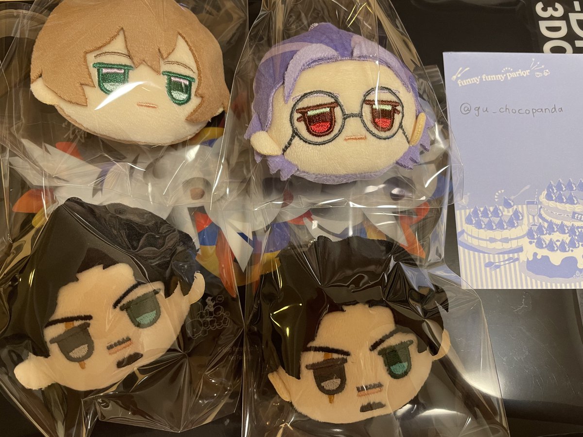 gu_chocopanda's tweet photo. 【交換.譲渡】ヒプノシスマイク ヒプマイ 100均 ダイソー フェイスぬいぐるみキーホルダー 

譲：幻太郎.盧笙.零
求：左馬刻
譲渡は定価＋送料

郵送でのお取引
送金先はゆうちょになります
返信にお時間いただく場合がございます
検索からでもお気軽にお声がけください
よろしくお願いいたします https://t.co/91TO6CzOb1
