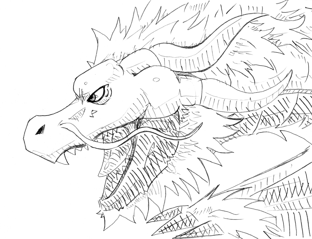groundfreaks's tweet photo. グレイナル描くの初めてじゃないけど、
ほぼ顔だけでもかなりの作画コスト使いますね　#dragonart https://t.co/nDNh7Eat02