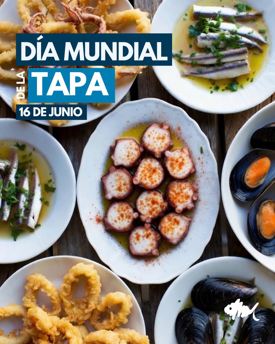 AEMPM_'s tweet photo. 🐟 Gambas, boquerones, pulpo, mejillones... Los productos del mar son protagonistas de algunas de las tapas más emblemáticas de nuestra gastronomía. 🌊

Su versatilidad permite crear infinitas combinaciones para disfrutar de un gran bocado. 💙

#DíaDeLaTapa https://t.co/DoYR9cCEts