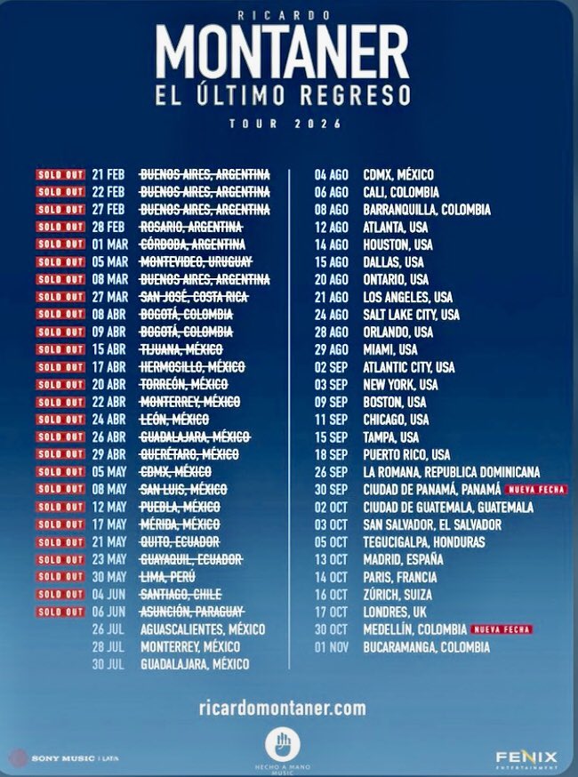 colombiavital's tweet photo. @MontanerChannel @jualpi3 @montanertwiter 🎵♥️🌟📣🔥 Que magnifica celebración con su gira exitosa por toda América El último regreso; en donde a la fecha solo ha cosechado lleno total en los escenarios en donde se ha presentado @montanertwiter Felicitaciones #ricardomontaner #anymal #anymalmedia https://t.co/w6GKtfqjiY