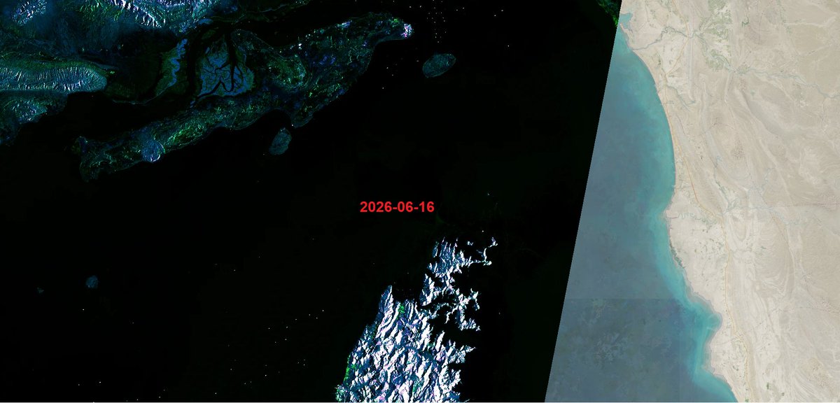 CRUDEOIL231's tweet photo. Based on the SAR radar feed, flows through the SoH are still pinned at low. Let's see how many barrels actually clear the strait and start printing on the water post-Friday.

#oott #iran https://t.co/h5OPjNIynI