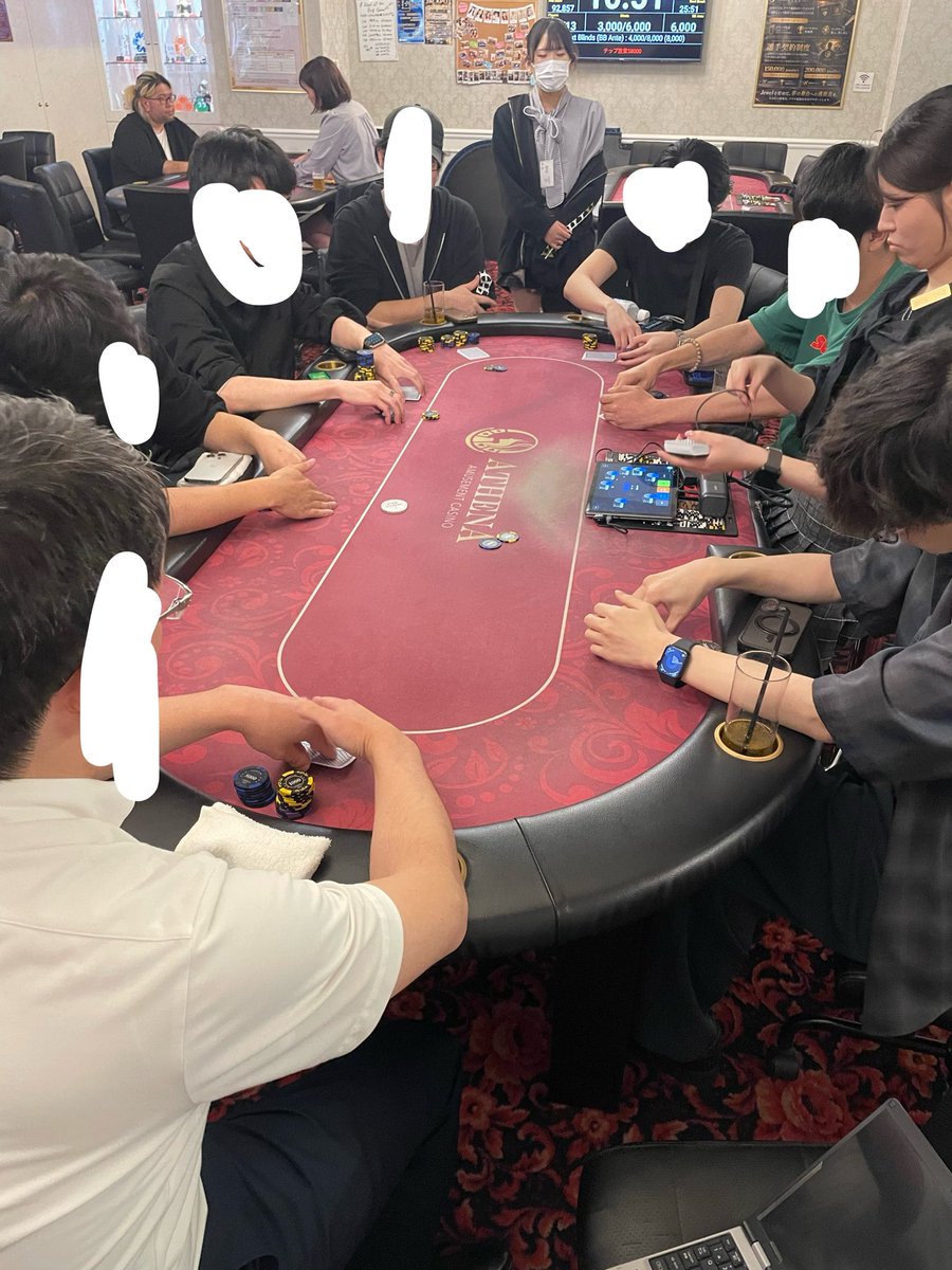 PotzPokerPro's tweet photo. アテナ池袋様にて、POTZハンド履歴アプリ体験会やってますー！！ https://t.co/ZMu2SjBExd